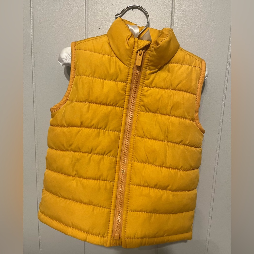 Old Navy Yellow/Gold Puff Vest